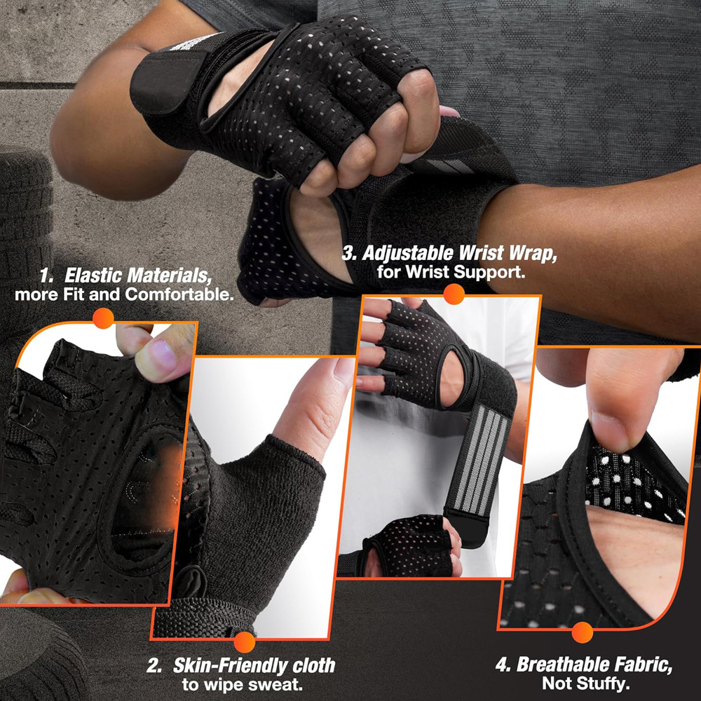 Fitness Gloves with Wrist Supp - Crossfit Gear For Women 리뷰 및 가격