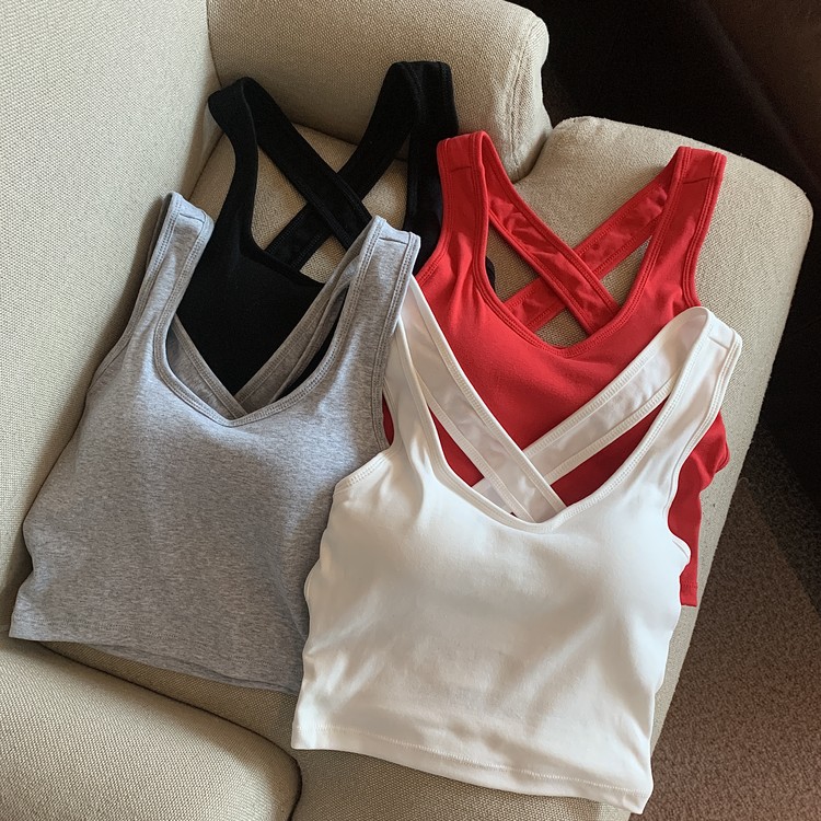 Summer Fashion Cross Back Stra - Crossfit Vest 리뷰 및 가격