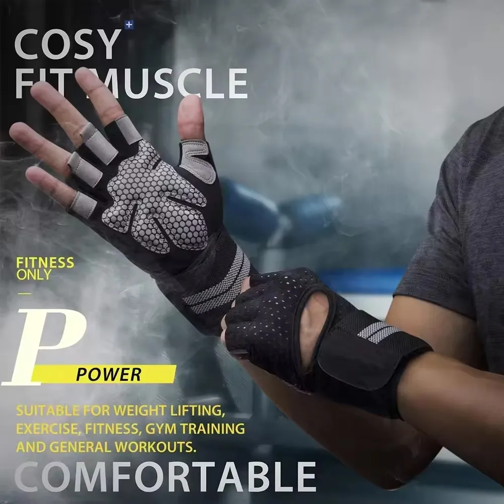 1Pair Half Finger Gym Fitness  - Crossfit Training Gear 리뷰 및 가격