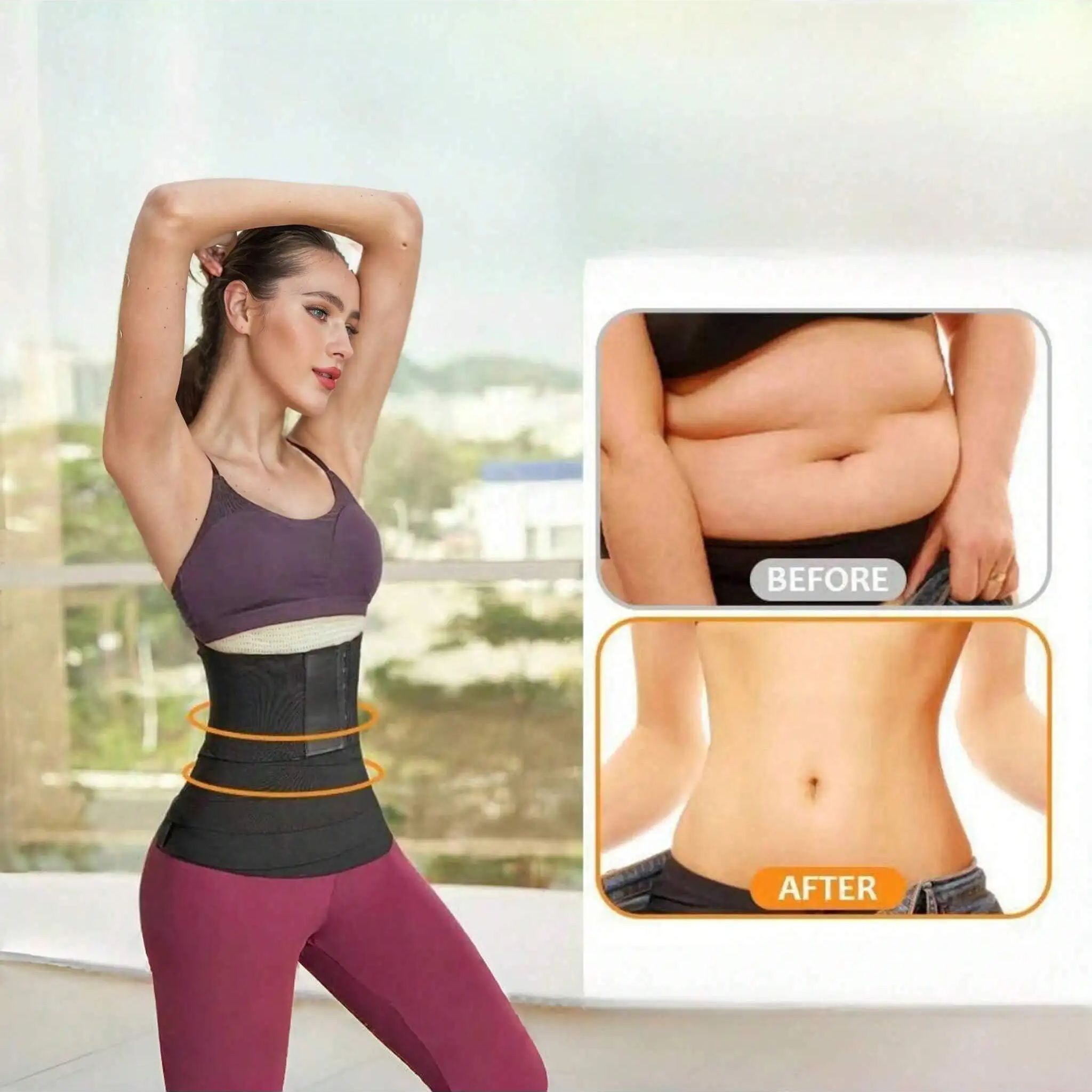 Women Waist Bandage Wrap Trimm - Pull Up Assist Band 리뷰 및 가격