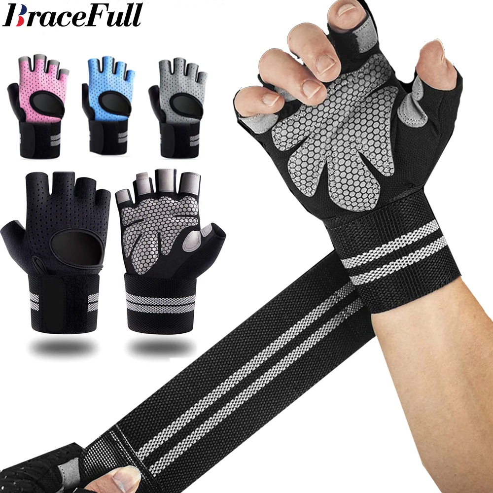 1Pair Half Finger Gym Fitness  - Crossfit Training Gear 리뷰 및 가격