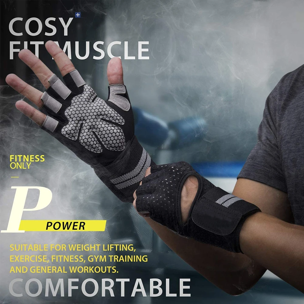 1Pair Half Finger Gym Fitness  - Crossfit Training Gear 리뷰 및 가격