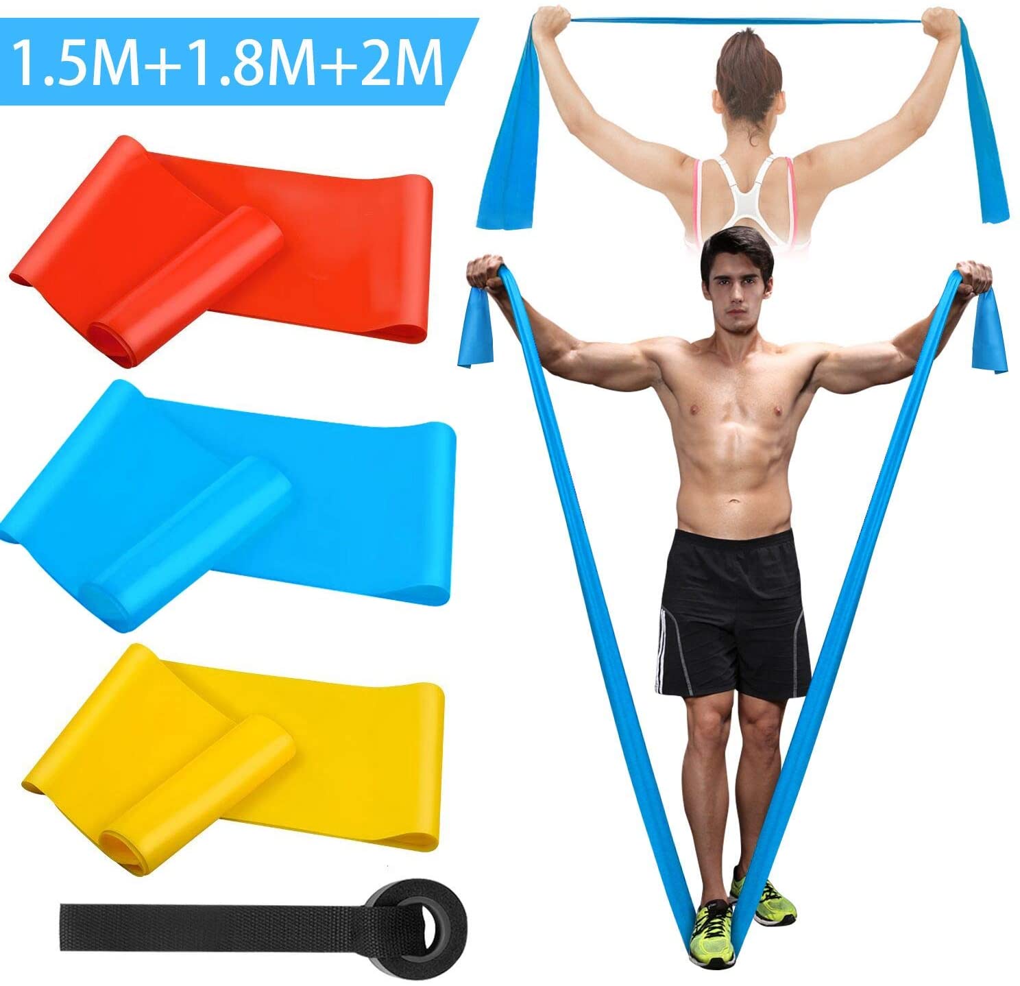 Elastic Fitness Bands 3Pcs Res - Crossfit Training Gear 리뷰 및 가격