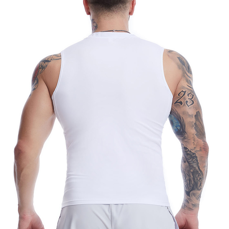 Cross Print Sleeveless Compres - Crossfit Vest 리뷰 및 가격